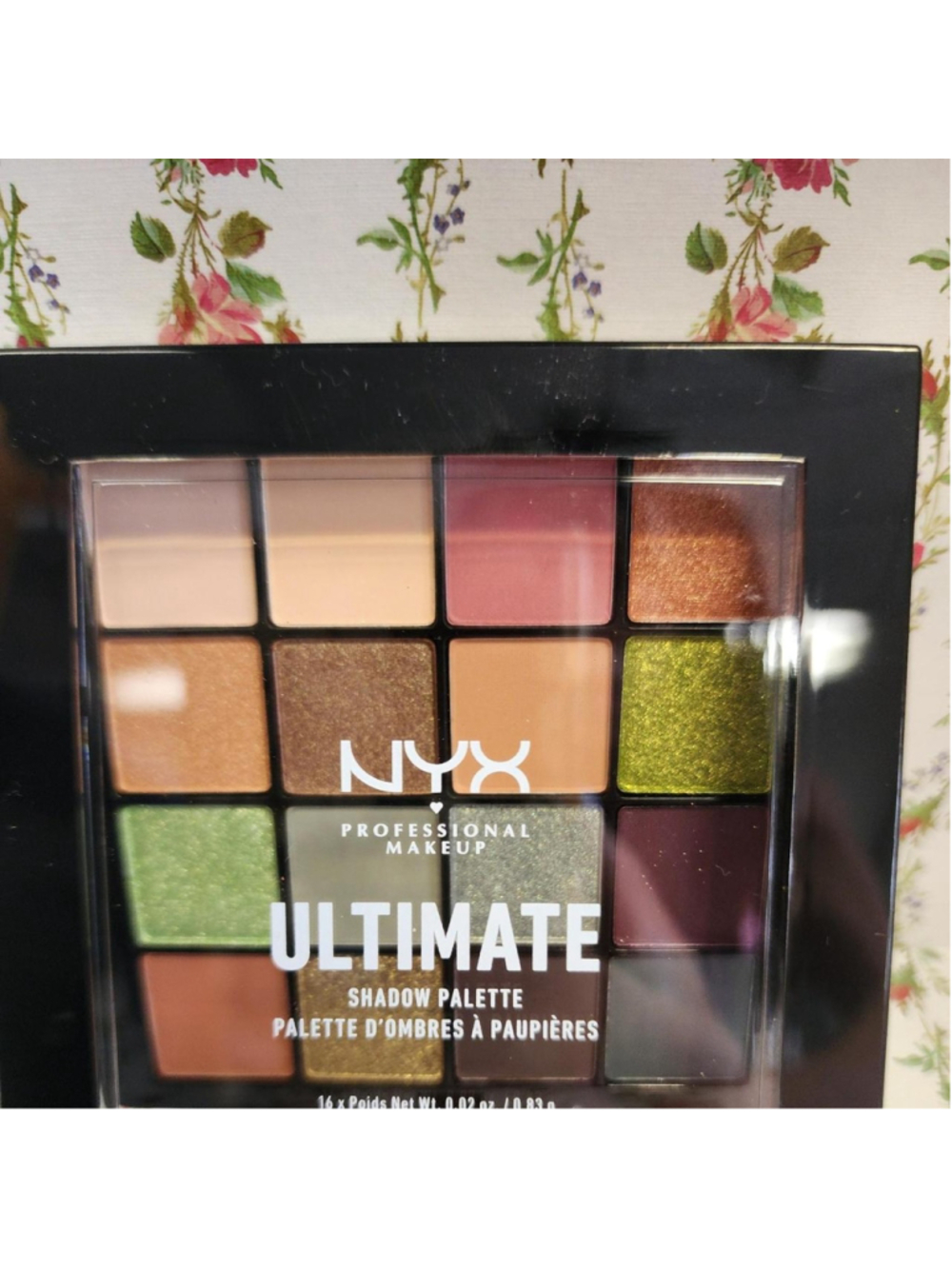 NYX Ultimate Shadow Palette with 16 shades in various colors and finishes #eyesh